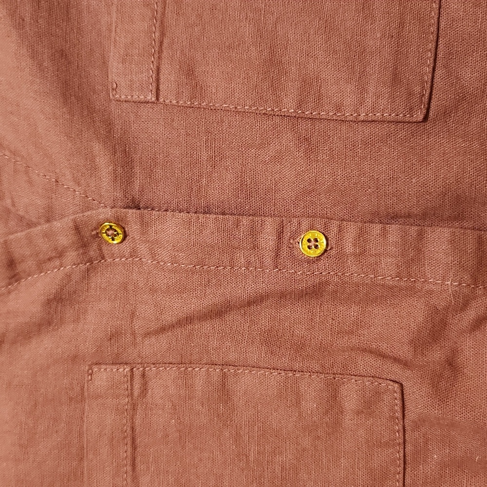 Anne Klein Women's Terracotta Button-Down Shirt NWT - Picture 13 of 13